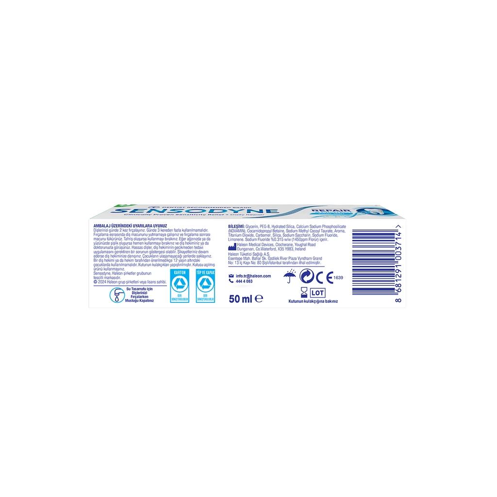 Sensodyne Repair & Protect Toothpaste for Sensitive Teeth 50 ml