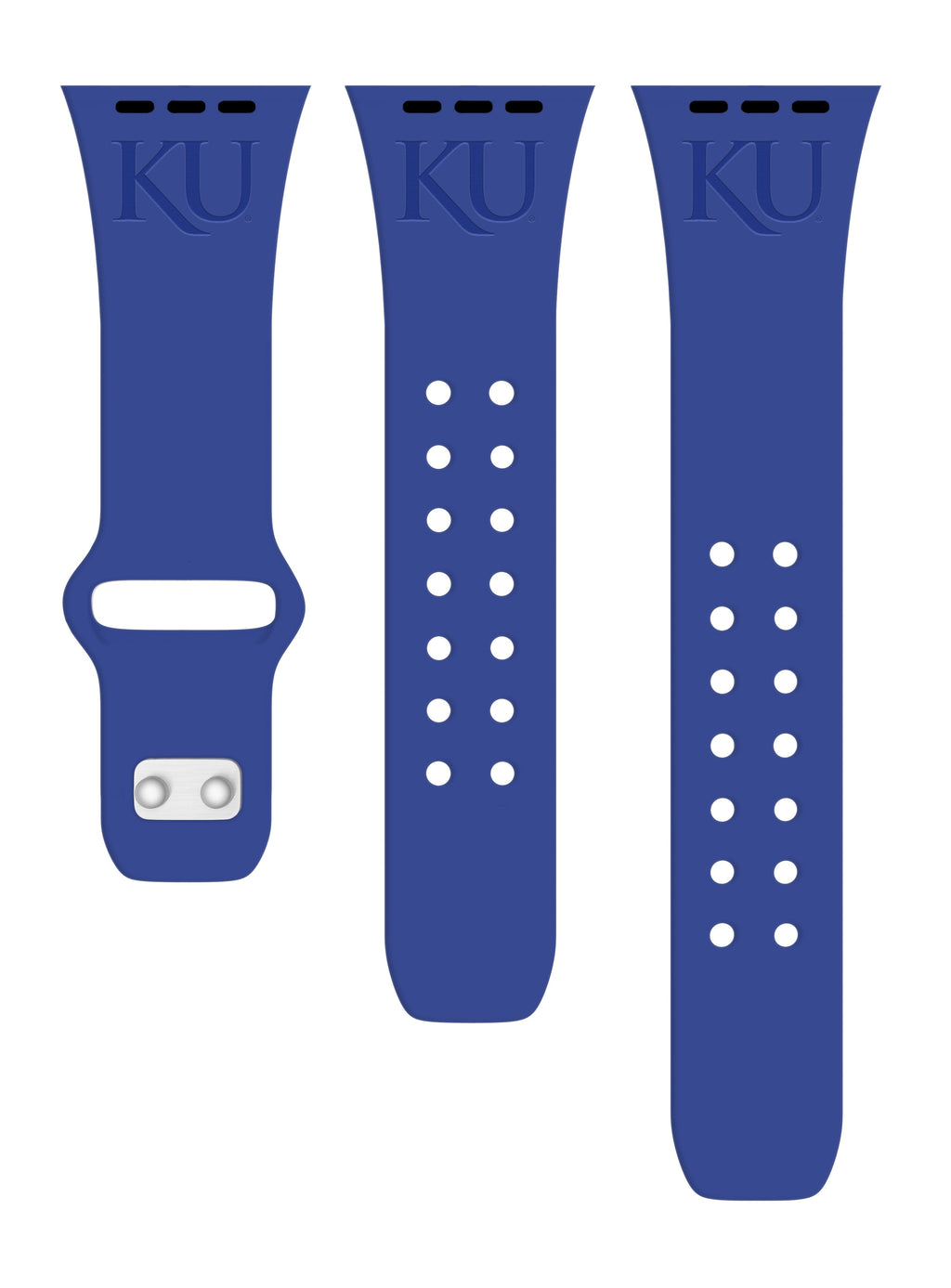Kansas Jayhawks Engraved Apple Watch Band