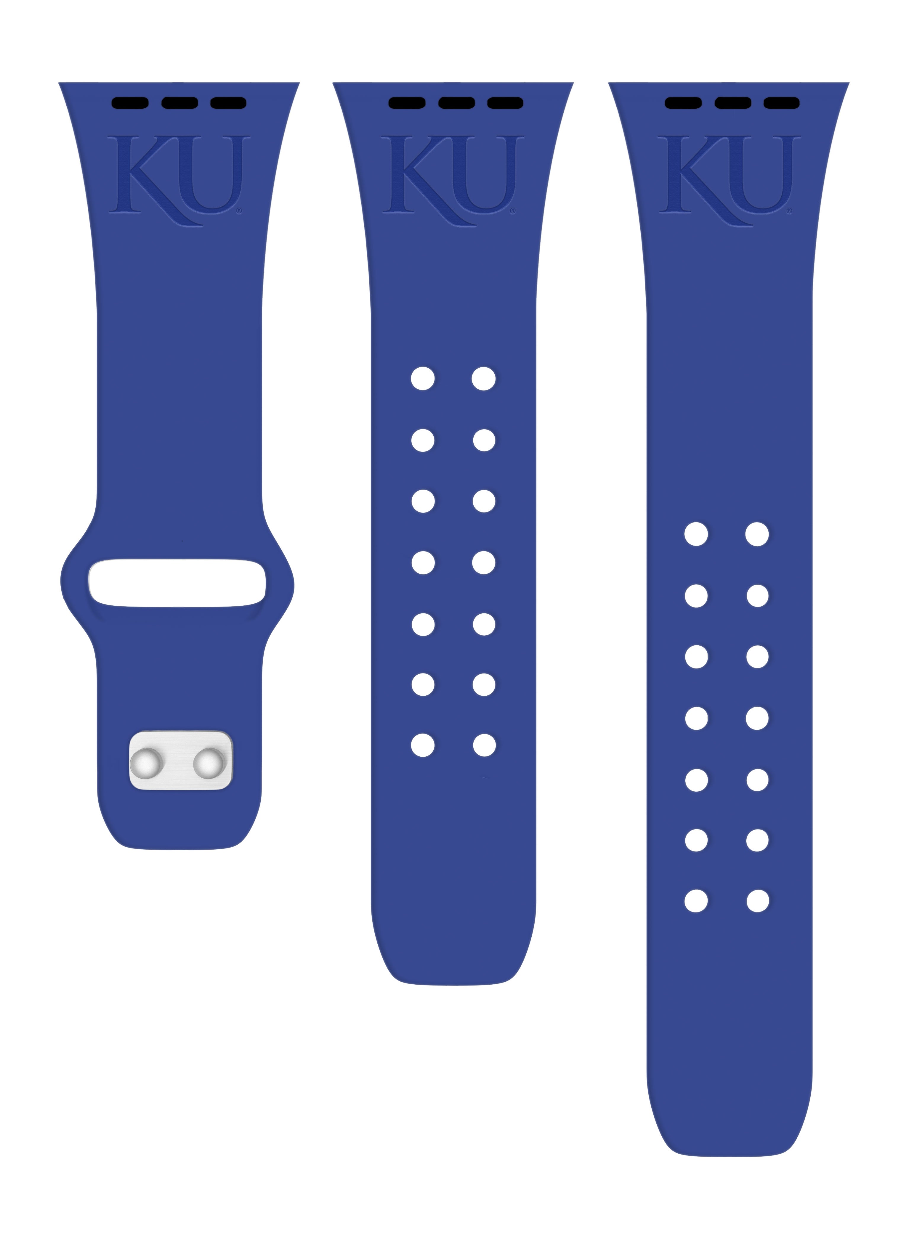 Kansas Jayhawks Engraved Apple Watch Band