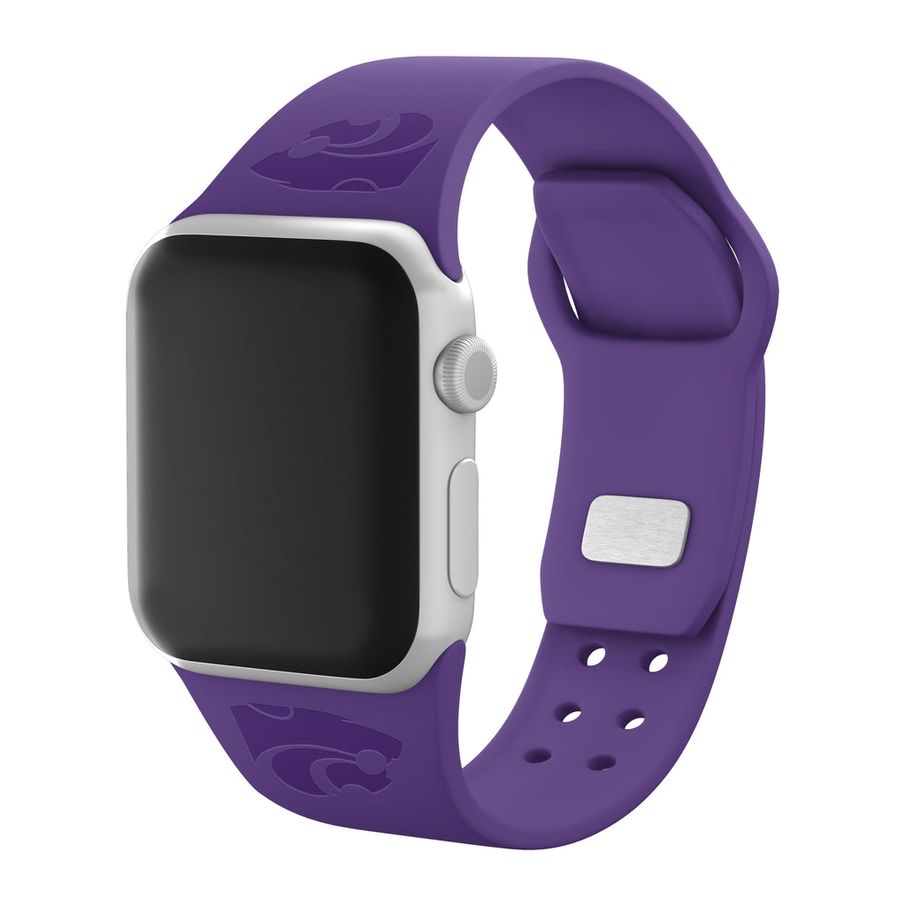 Kansas State Wildcats Engraved Apple Watch Band