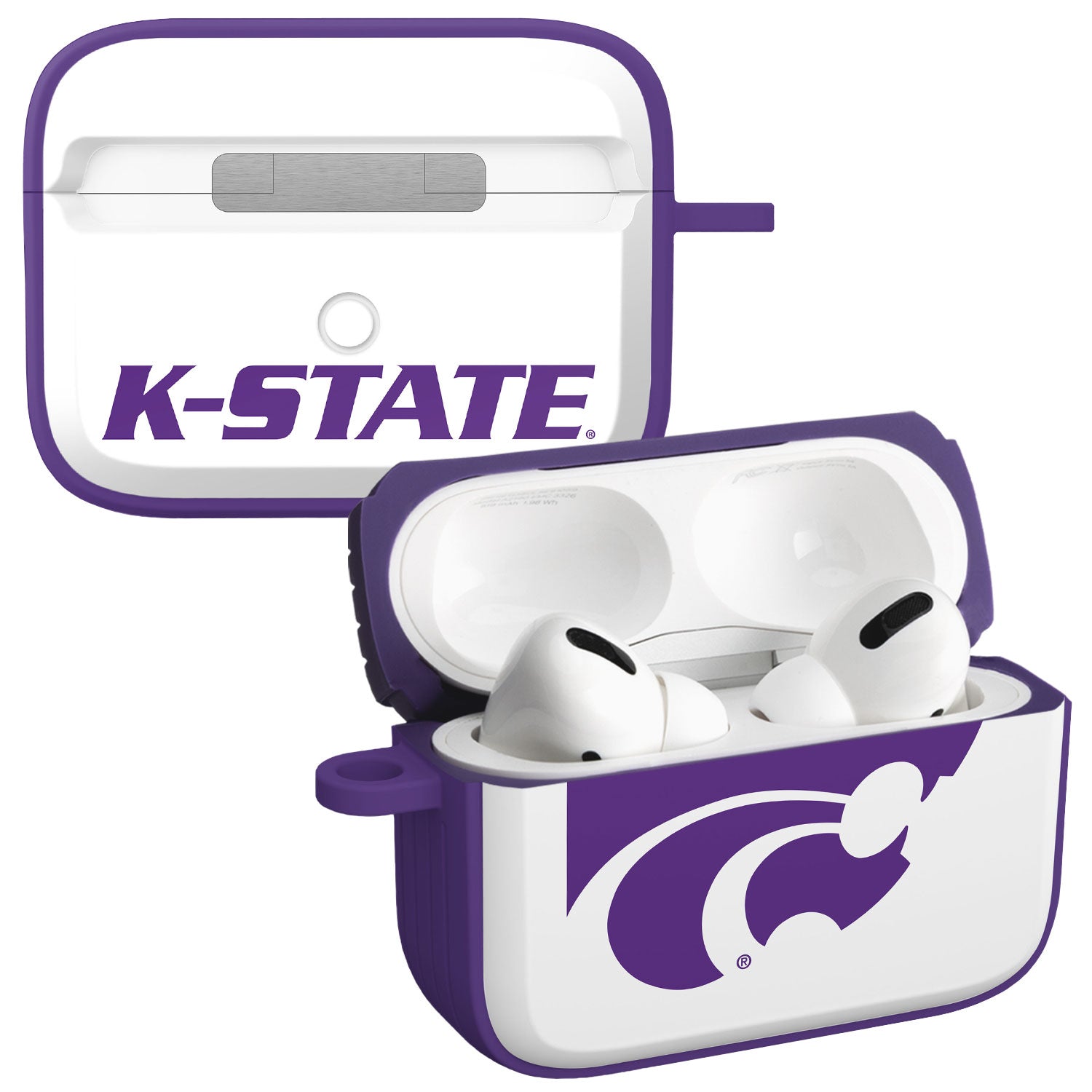Kansas State Wildcats HDX Apple Airpods Pro 1 & 2 Case Cover