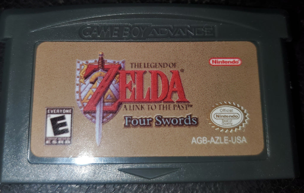 Legend of Zelda A Link to the Past 4 Swords GBA Video Game Boy Advance