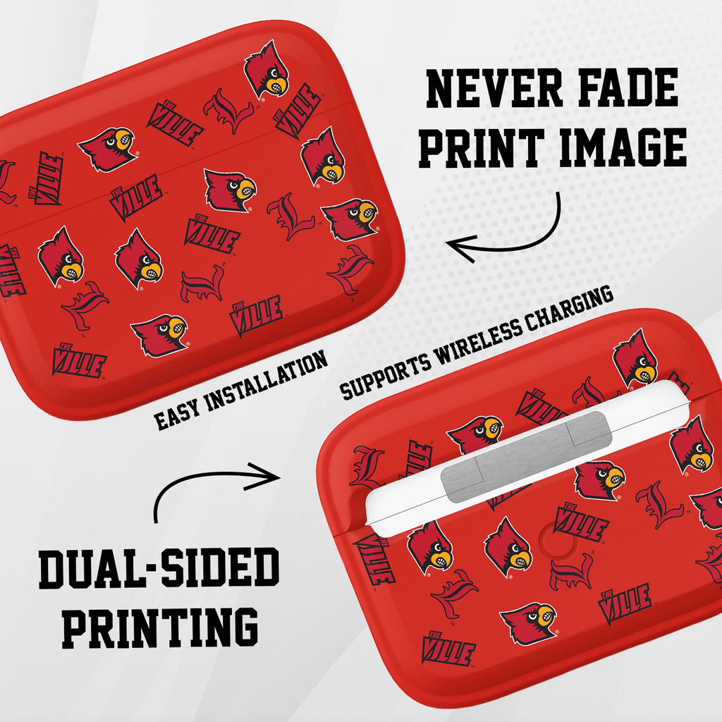 Louisville Cardinals HDX AirPods Pro 1 & 2 Case Cover