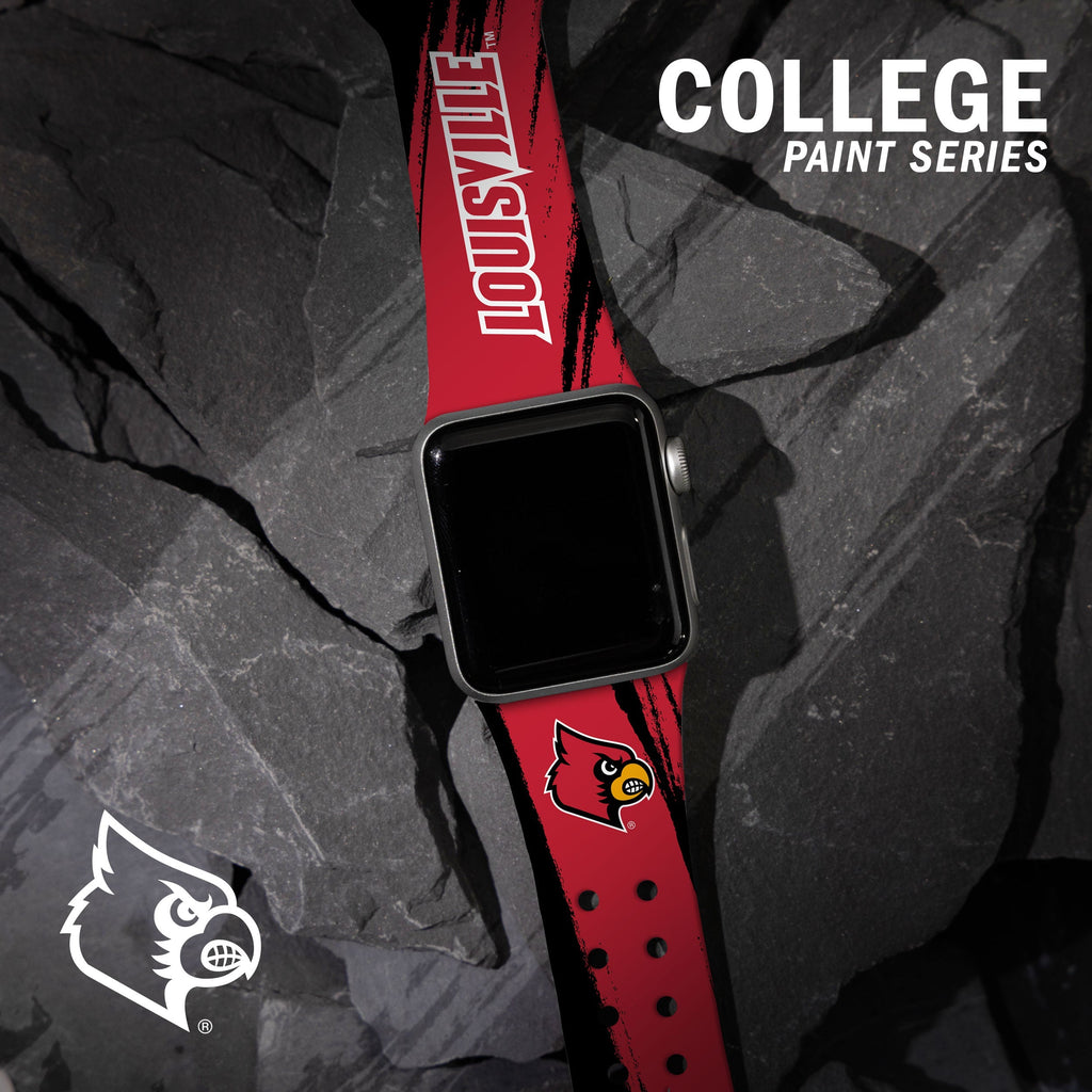 Louisville Cardinals HD Apple Watch Band