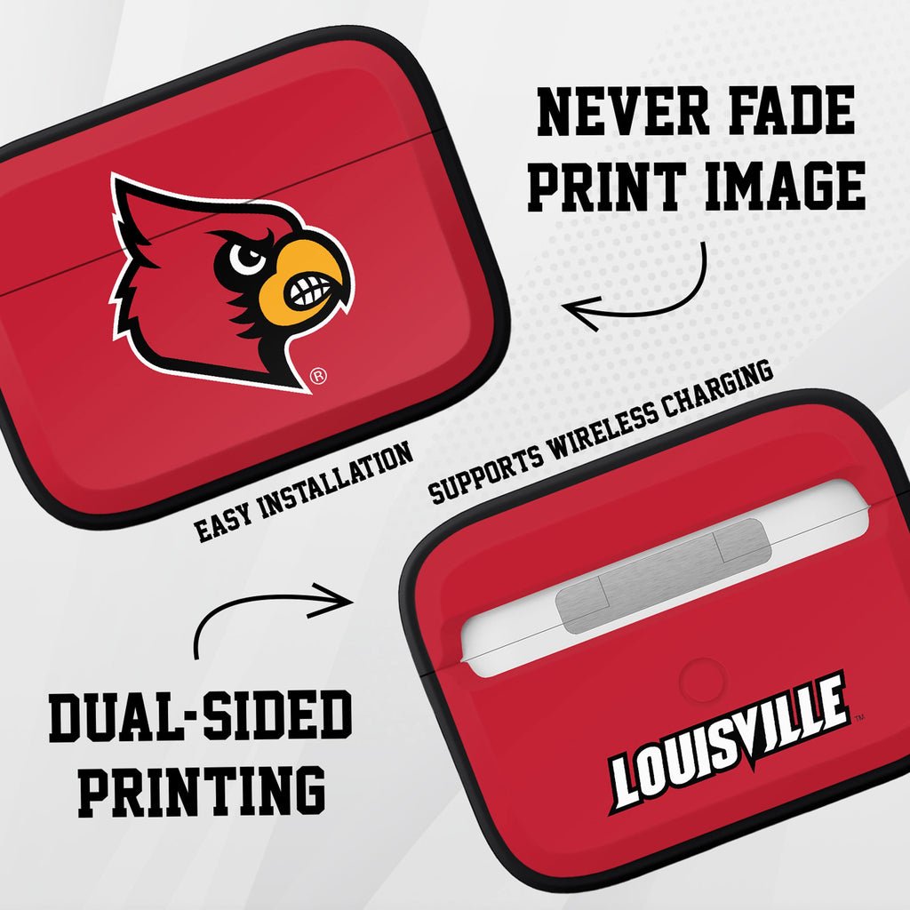 Louisville Cardinals HDX AirPods Pro 1 & 2 Case Cover