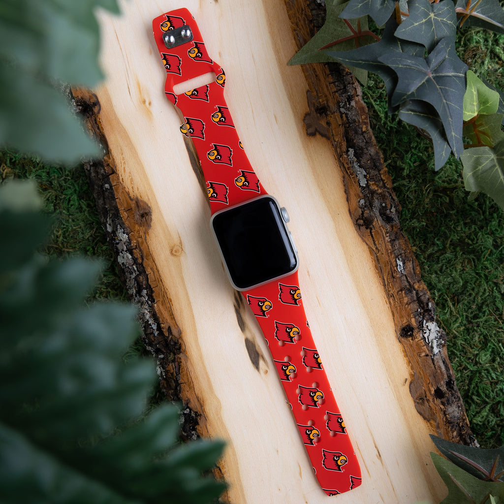 Louisville Cardinals HD Apple Watch Band