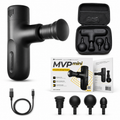 MVPmini Percussion Massage System with Vibration & Premum Silicone Massage Heads with Impact Control that Contour to Your Body