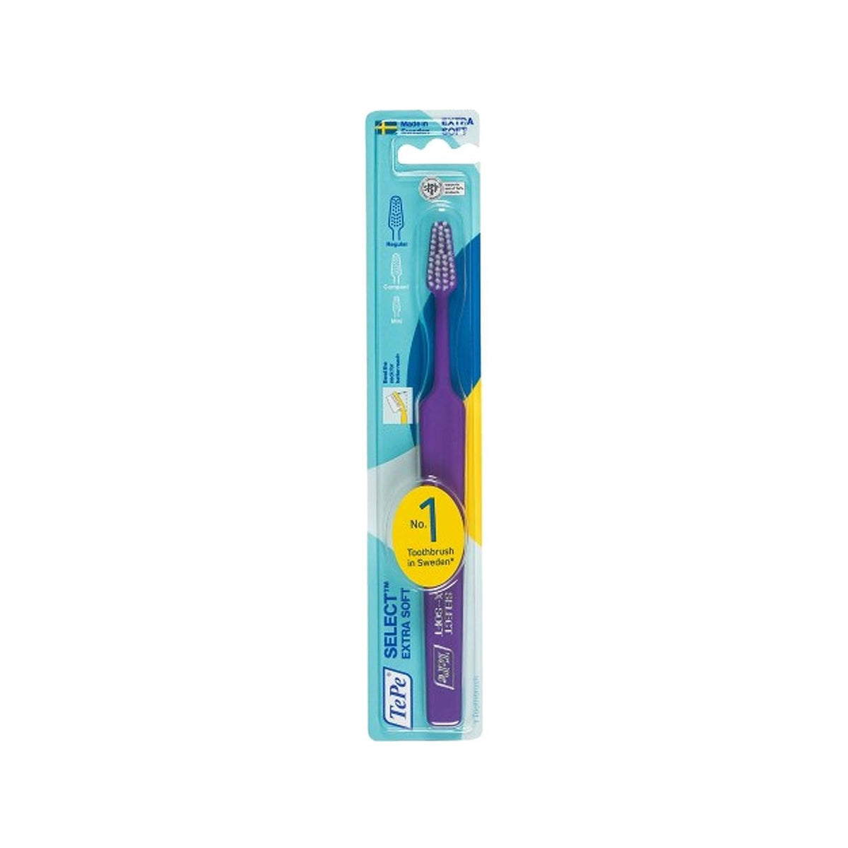 Tepe Manual Toothbrush X-Soft Purple - Gentle Oral Care for Sensitive Teeth