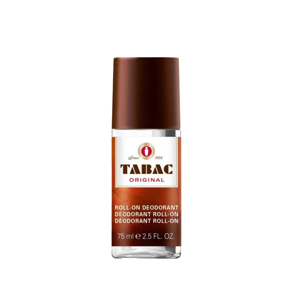 Tabac Original Roll-On 75 ml - Long-Lasting Fragrance for Men, 2.54 fl oz