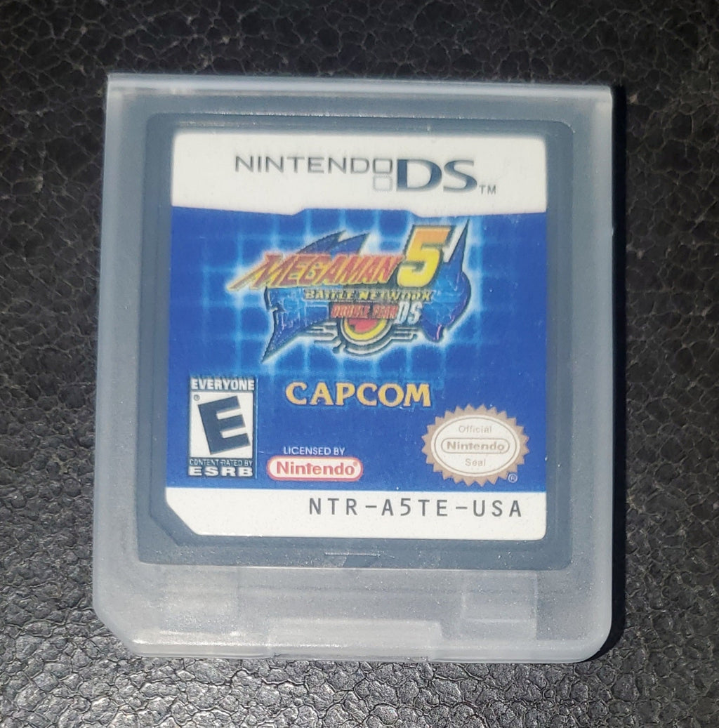 Mega Man 5 Battle Network Double Team NDS Video Game Nintendo DS 2005