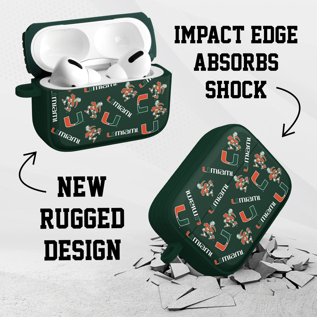 Miami Hurricanes HDX AirPods Pro 1 & 2 Case Cover