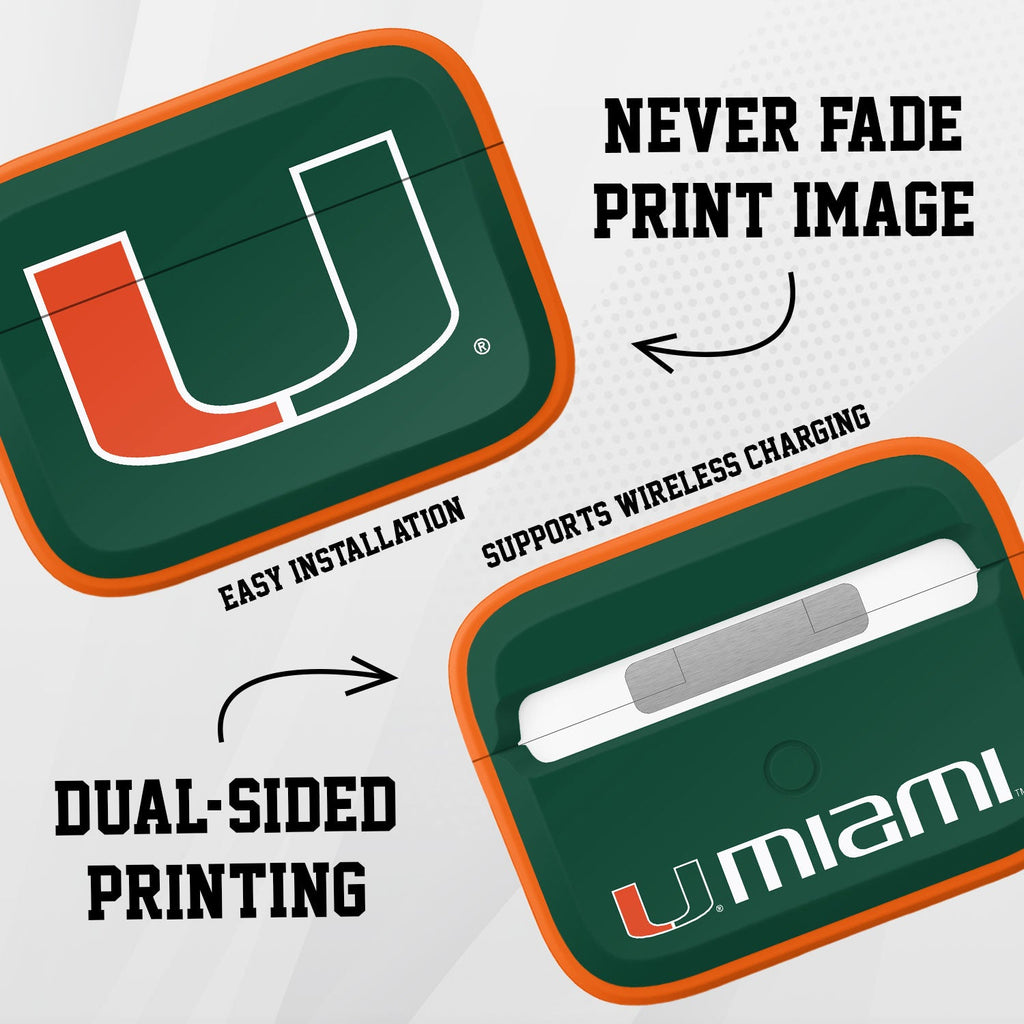 Miami Hurricanes HDX AirPods Pro 1 & 2 Case Cover