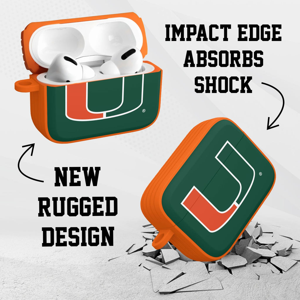 Miami Hurricanes HDX AirPods Pro 1 & 2 Case Cover