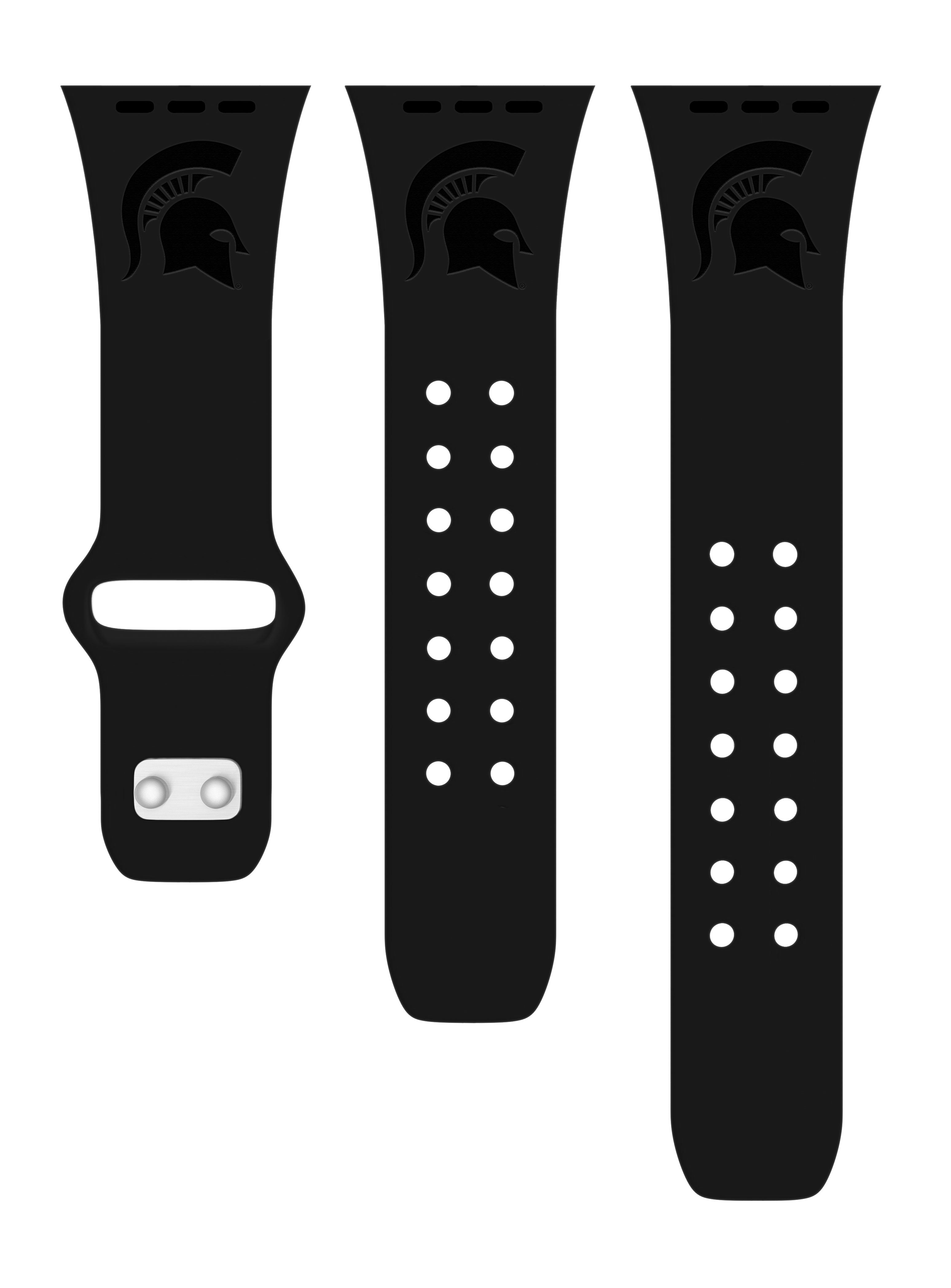 Michigan State Spartans Engraved Apple Watch Band