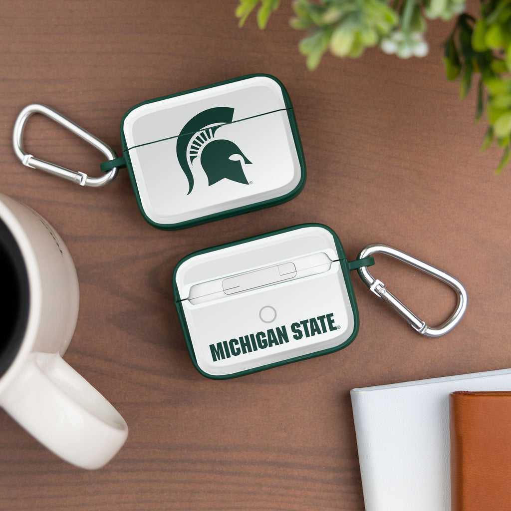 Michigan State MSU Spartans HDX Apple Airpods Pro 1 & 2 Case Cover