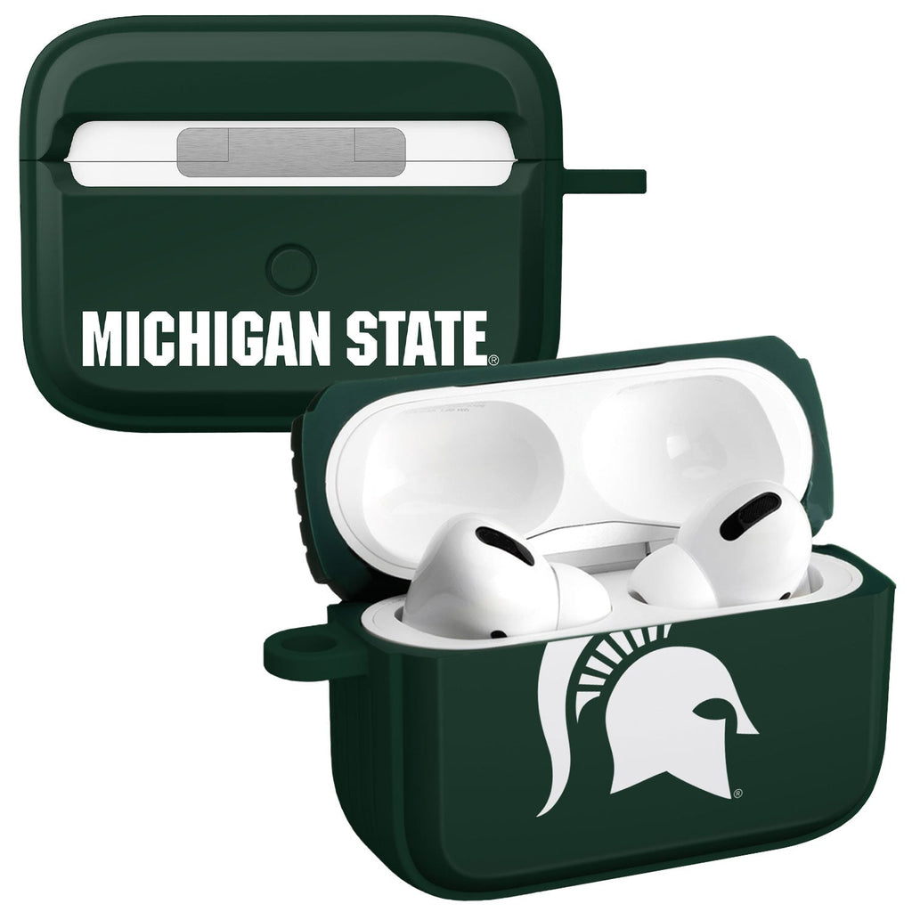 Michigan State MSU Spartans HDX Apple Airpods Pro 1 & 2 Case Cover