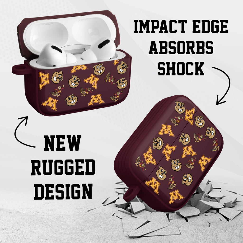 Minnesota Golden Gophers HDX AirPods Pro 1 & 2 Case Cover