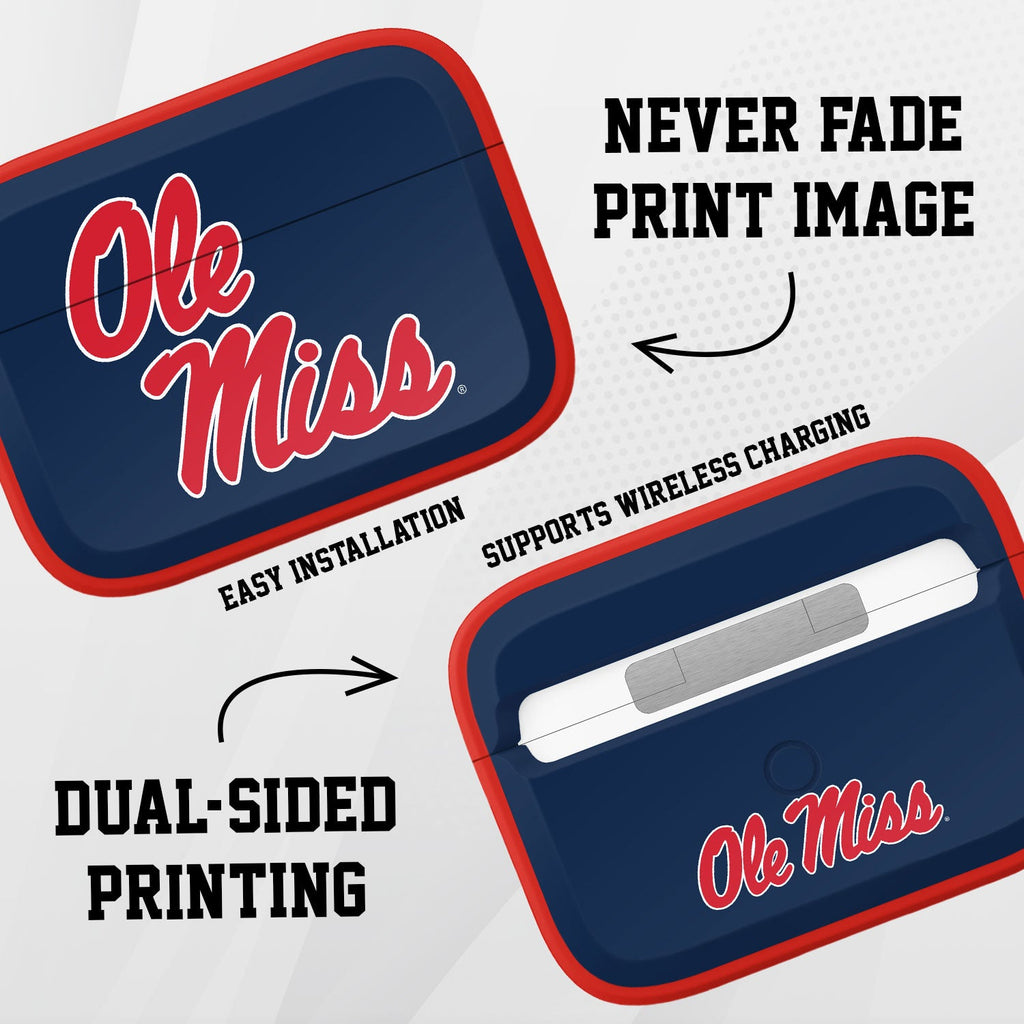 Mississippi Ole Miss Rebels HDX AirPods Pro 1 & 2 Case Cover