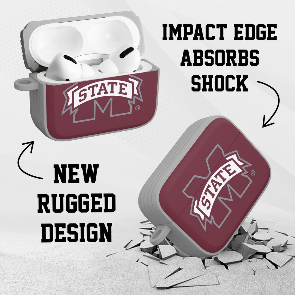 Mississippi State Bulldogs HDX AirPods Pro 1 & 2 Case Cover