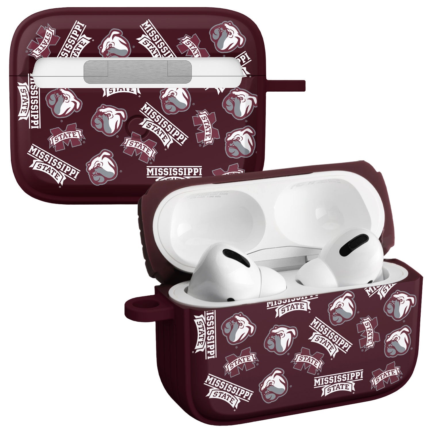 Mississippi State Bulldogs HDX AirPods Pro 1 & 2 Case Cover
