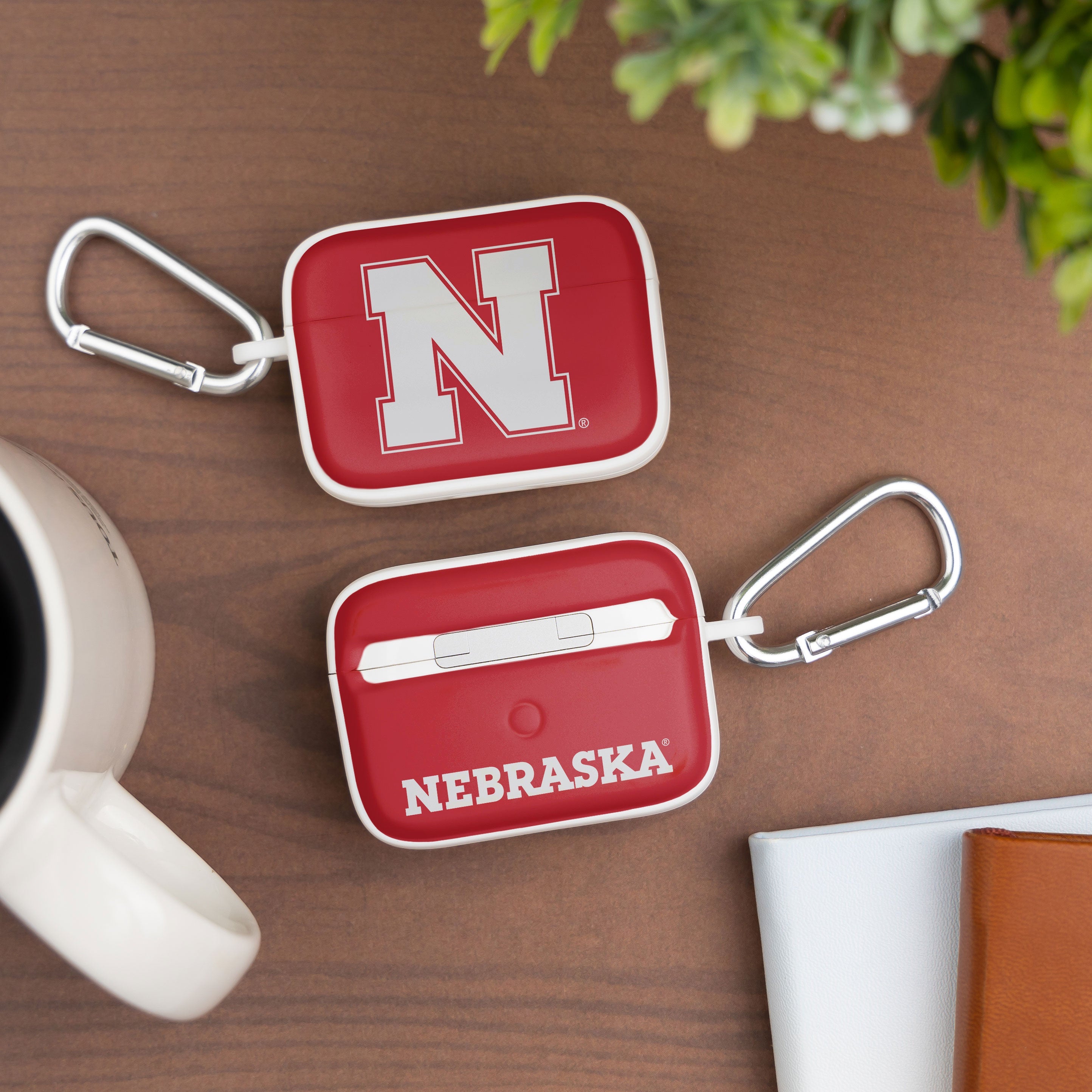 Nebraska Huskers HDX Apple Airpods Pro 1 & 2 Case Cover