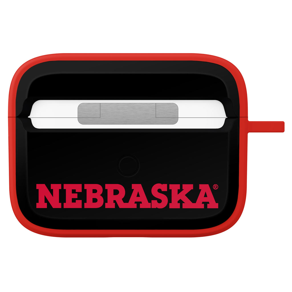 Nebraska Huskers HDX Apple Airpods Pro 1 & 2 Case Cover