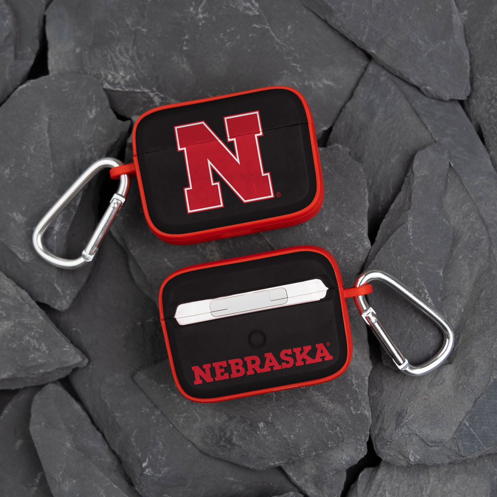 Nebraska Huskers HDX Apple Airpods Pro 1 & 2 Case Cover