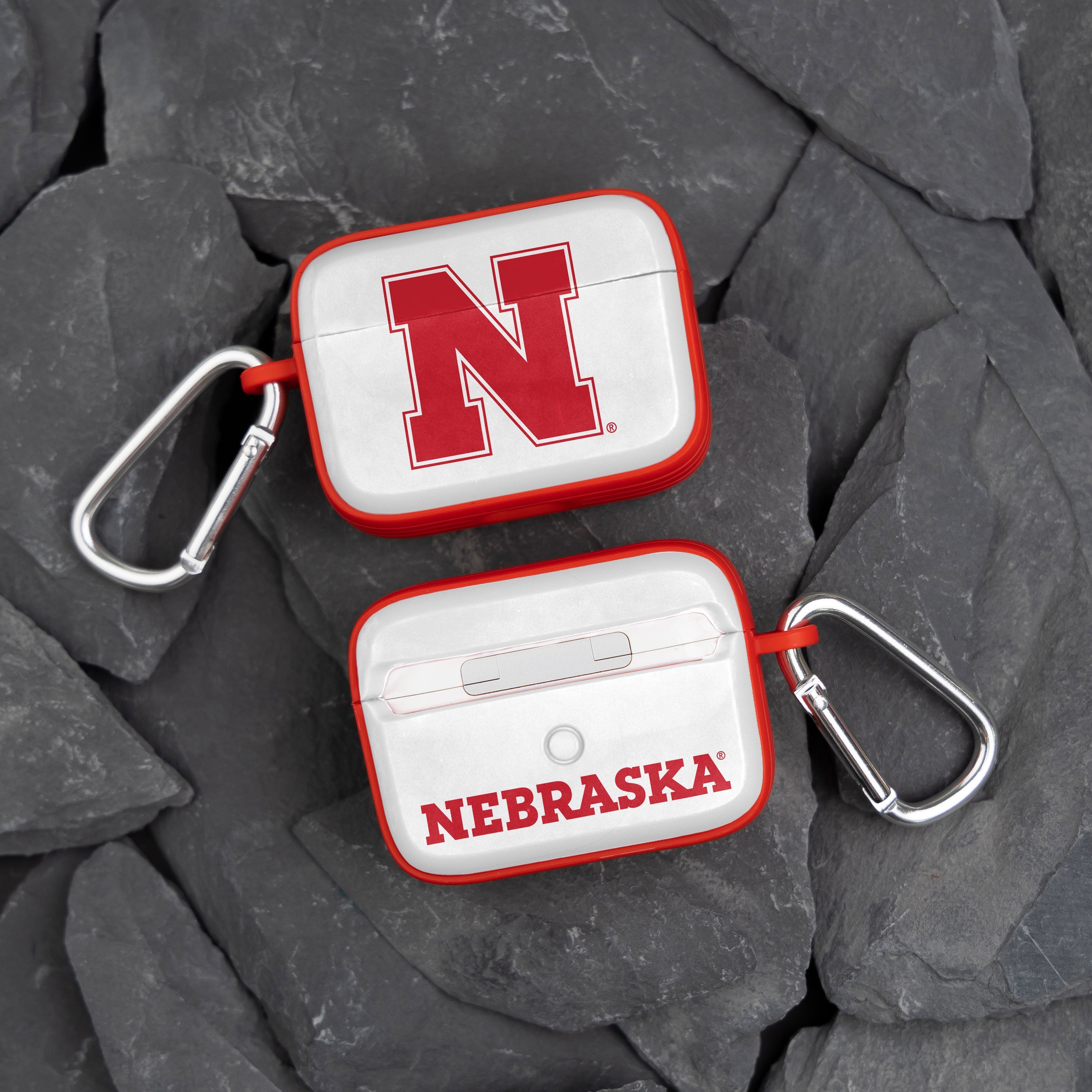Nebraska Huskers HDX Apple Airpods Pro 1 & 2 Case Cover