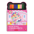 Lino Finger Painting Activity Kit for Kids - 50 Activity Sheets, 7 Colors, Educational Art Supplies