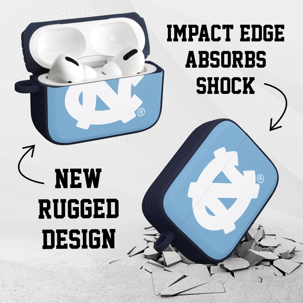 North Carolina Tar Heels HDX Apple AirPods Pro 1 & 2 Case Cover (Classic)