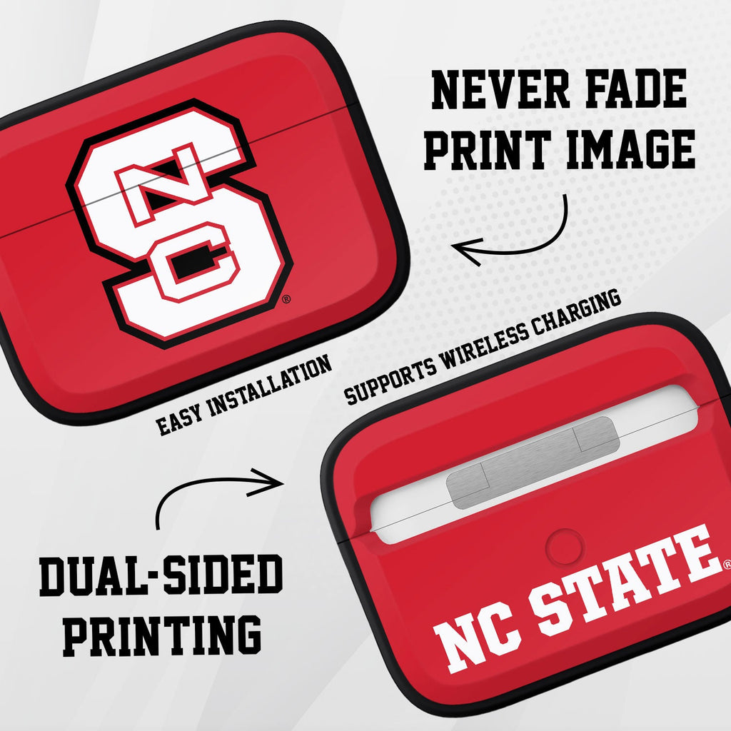 North Carolina State Wolfpack HDX AirPods Pro 1 & 2 Case Cover