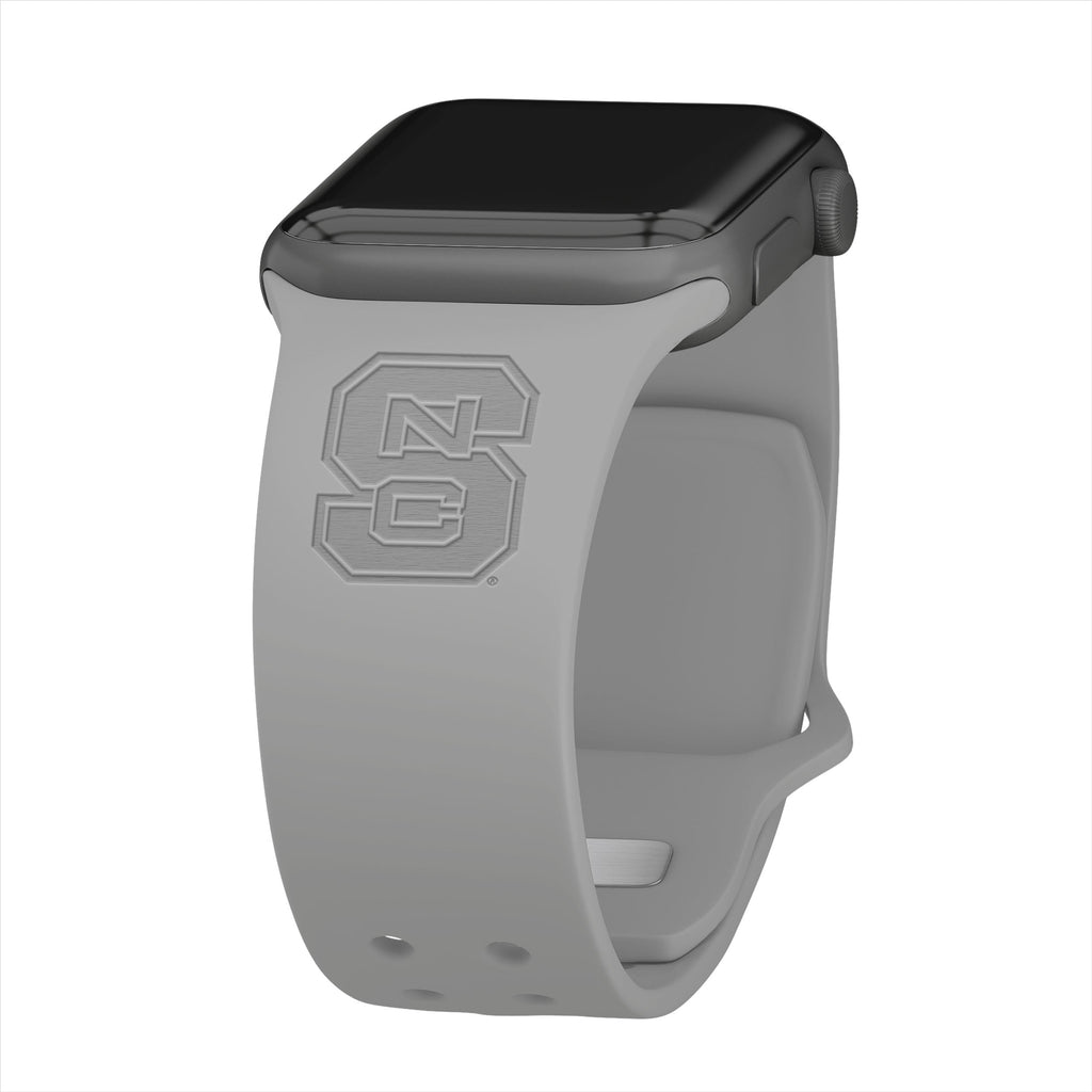North Carolina State Wolfpack Engraved Apple Watch Band