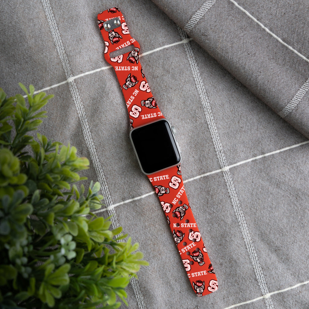 North Carolina State Wolf Pack HD Apple Watch Band
