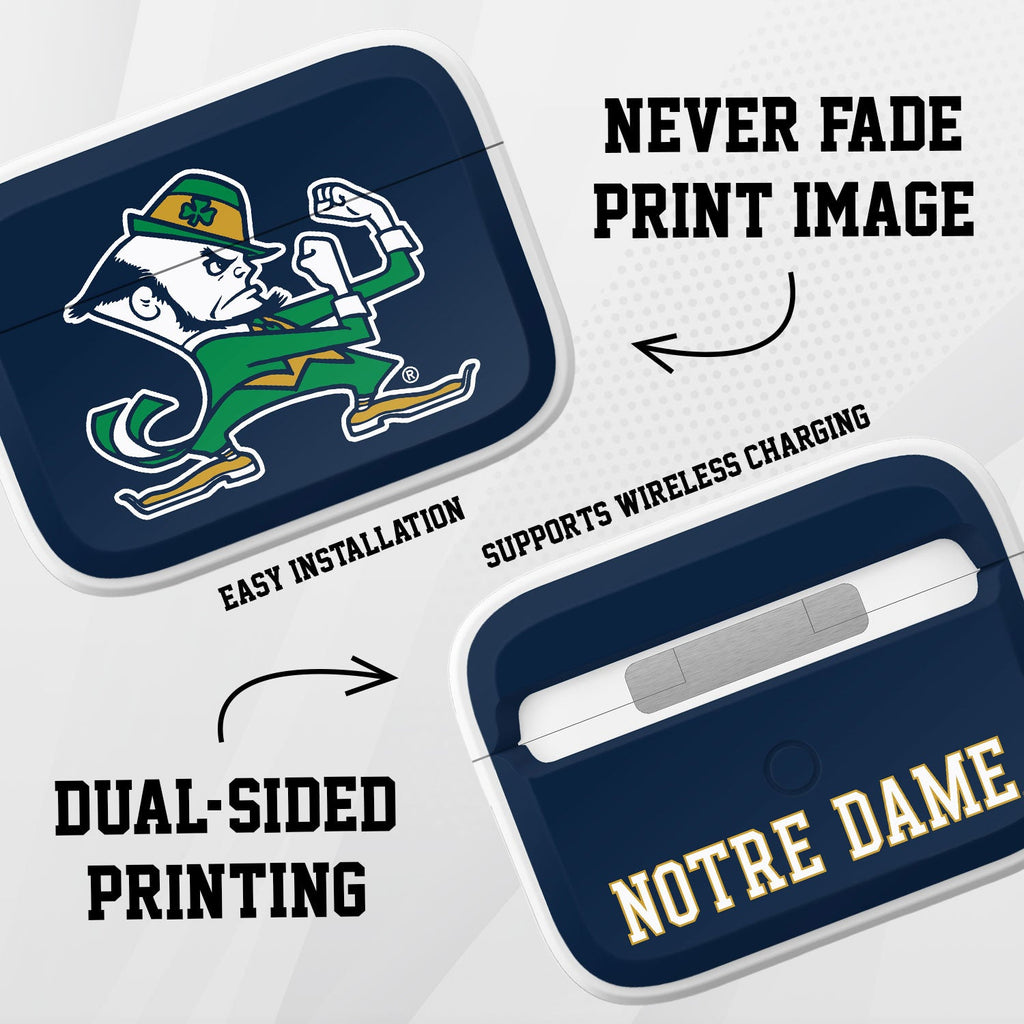 Notre Dame Fighting Irish HDX Apple Airpods Pro 1 & 2 Case Cover