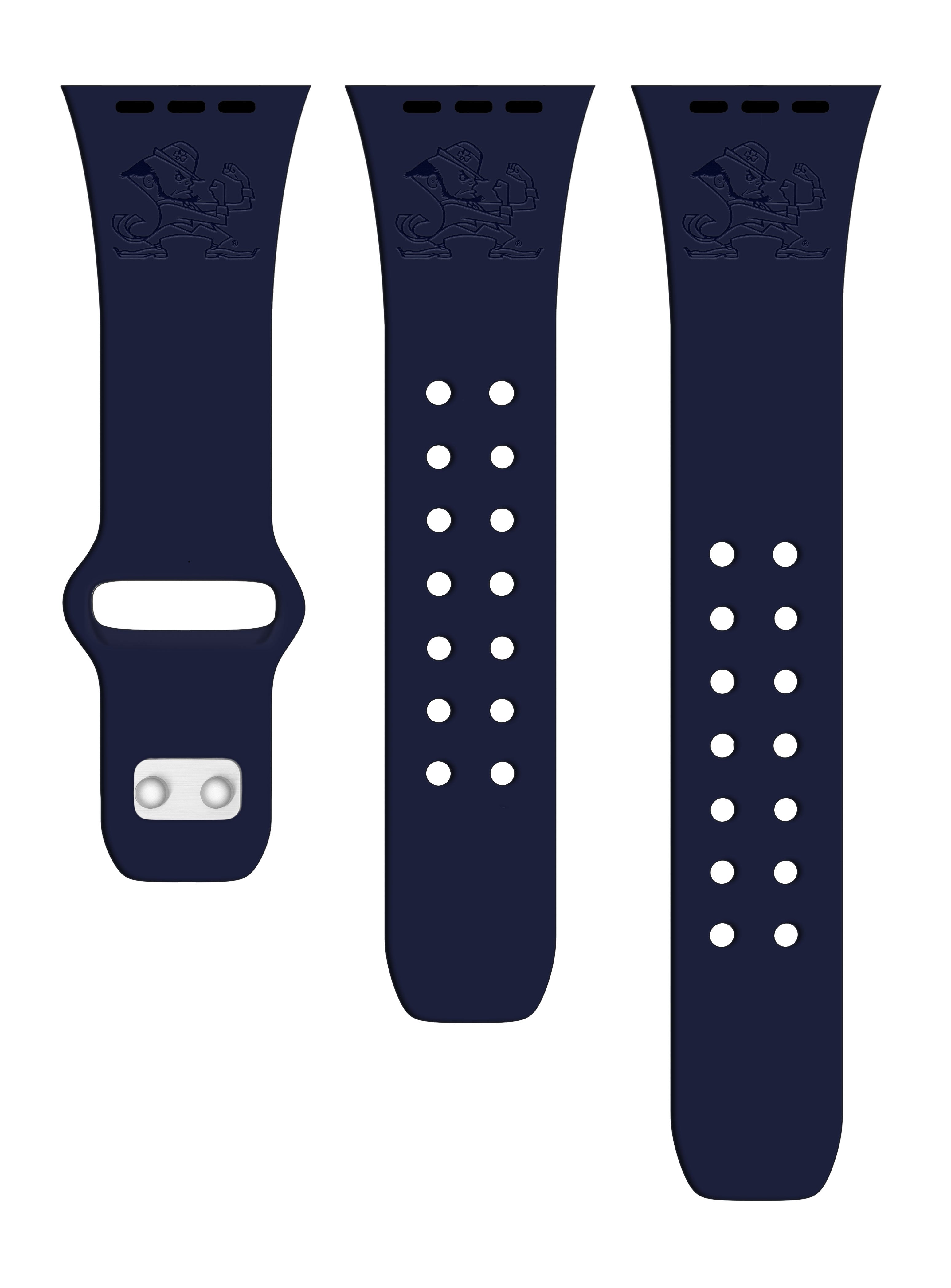 Notre Dame Fighting Irish Engraved Apple Watch Band