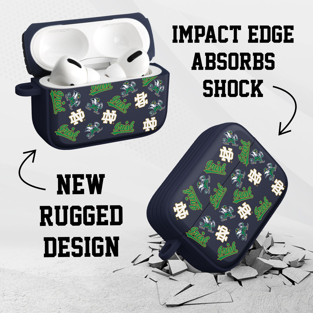 Notre Dame Fighting Irish HDX Apple Airpods Pro 1 & 2 Case Cover