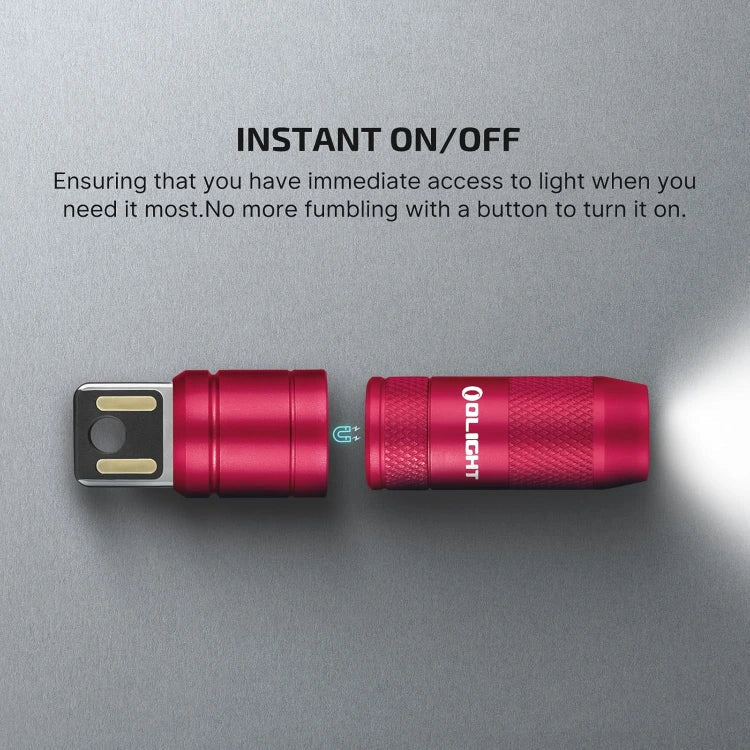 OLIGHT IMINI2PR imini 2 Rechargeable Mini Flashlight - Passionate Red