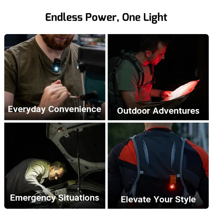 OLIGHT OCLIPPROPU Oclip Pro Clip on Flashlight with Floodlight - Purple
