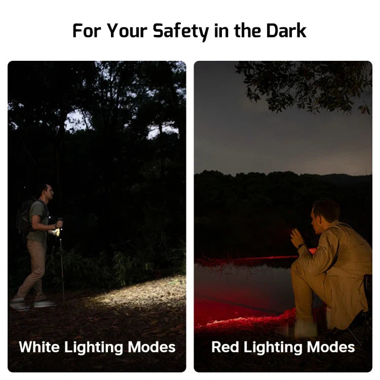 OLIGHT OCLIPPROSTARS Oclip Pro Clip on Flashlight with Floodlight Spotlight and Red Light - Stars & Stripes Edition