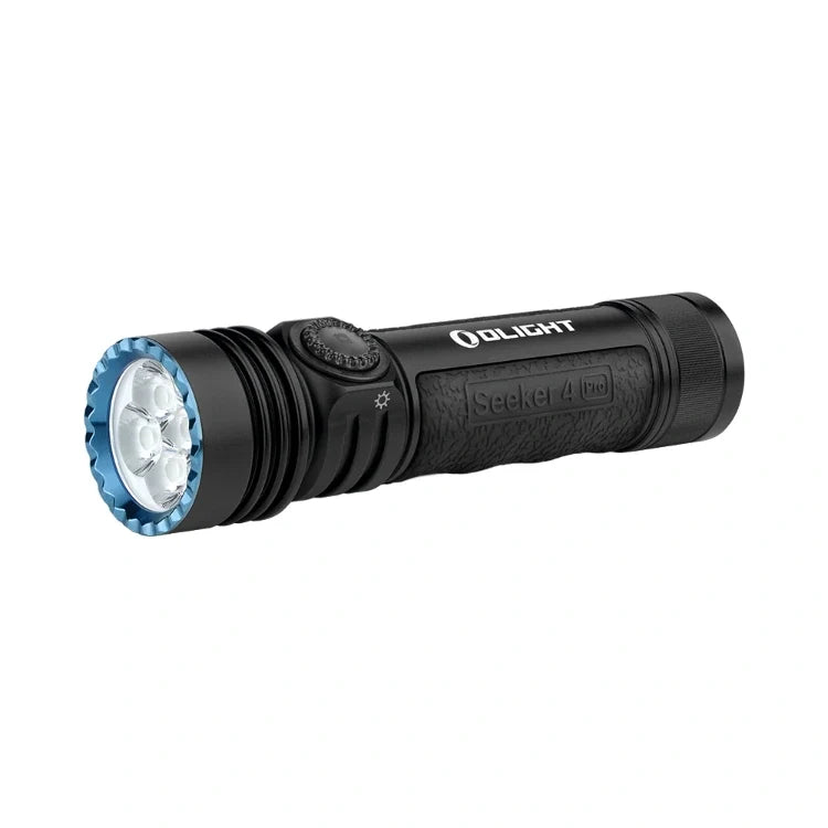 OLIGHT SEEKER4PROMTBKCW Seeker 4 Pro High Power Flashlight - Matte Black CW (5700~7000K)