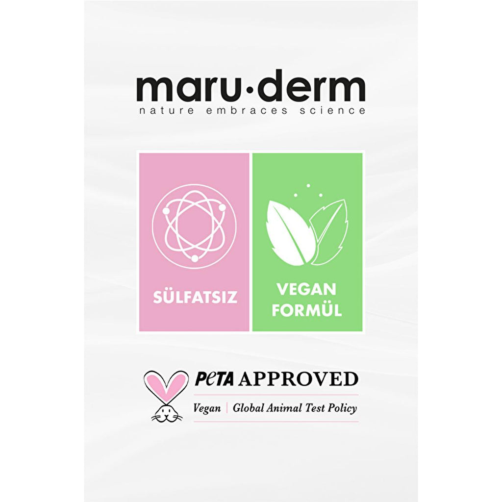 Maruderm Heat Protective Hair Serum with Argan Oil - Dual-Phase Formula for Shiny, Protected Hair
