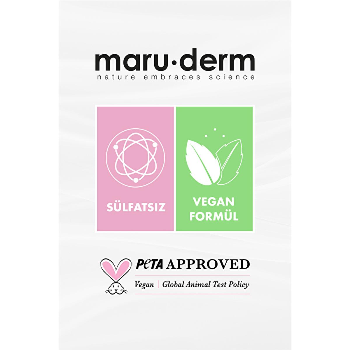 Maruderm Heat Protective Hair Serum with Argan Oil - Dual-Phase Formula for Shiny, Protected Hair
