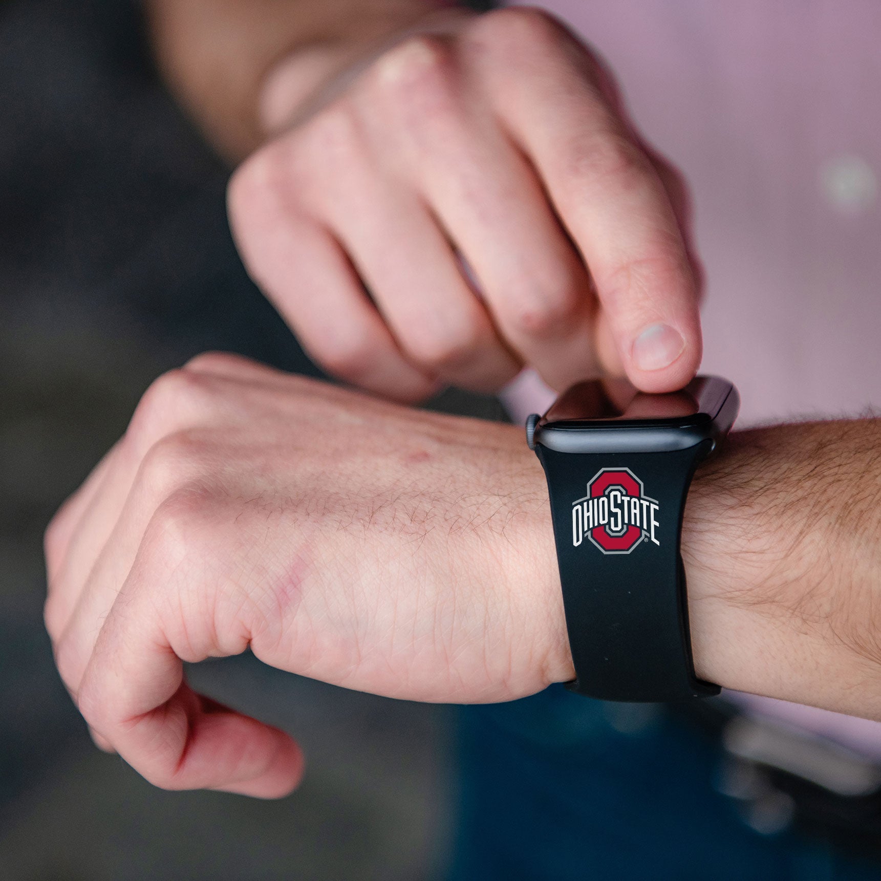 Ohio State Buckeyes Apple Watch Band