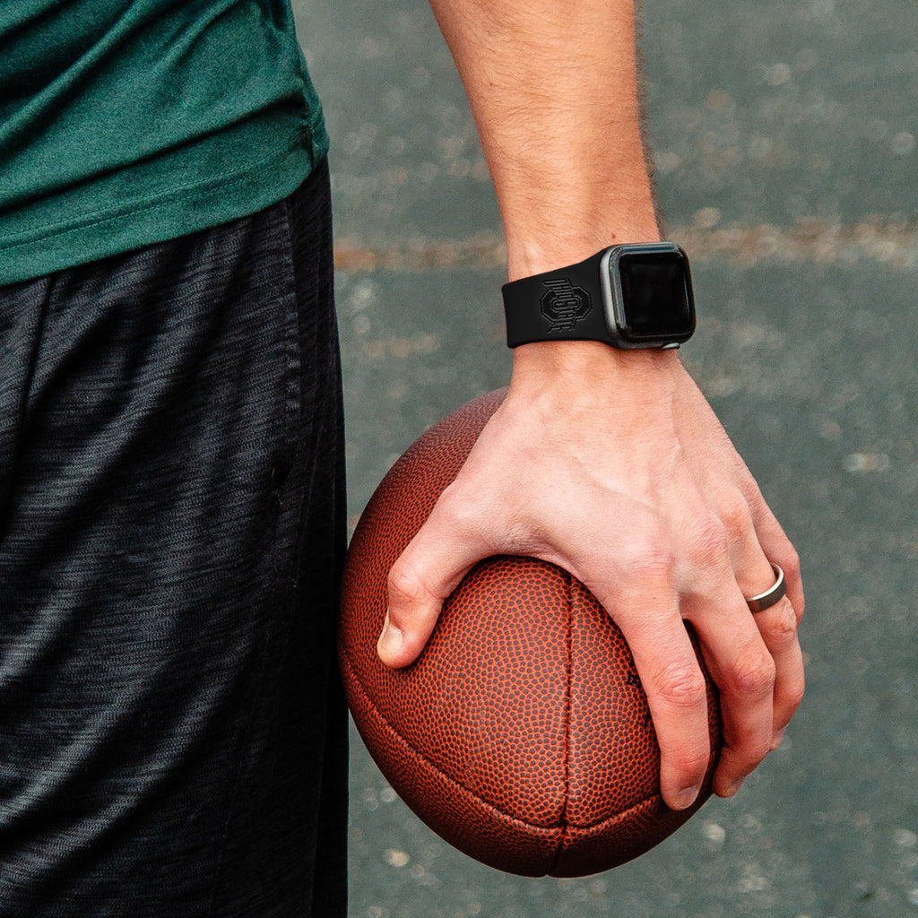 Ohio State Buckeyes Engraved Apple Watch Band