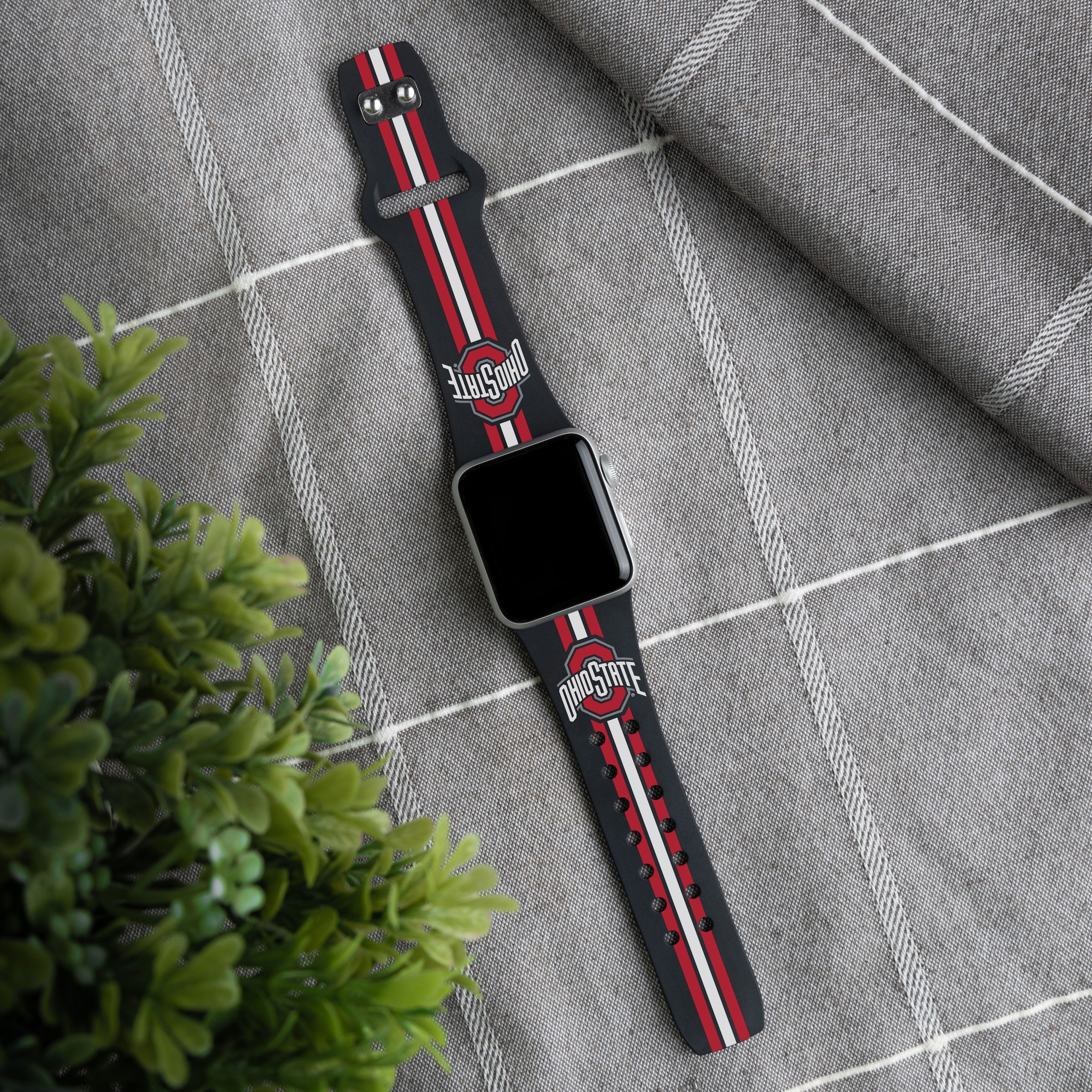 Ohio State Buckeyes HD Apple Watch Band