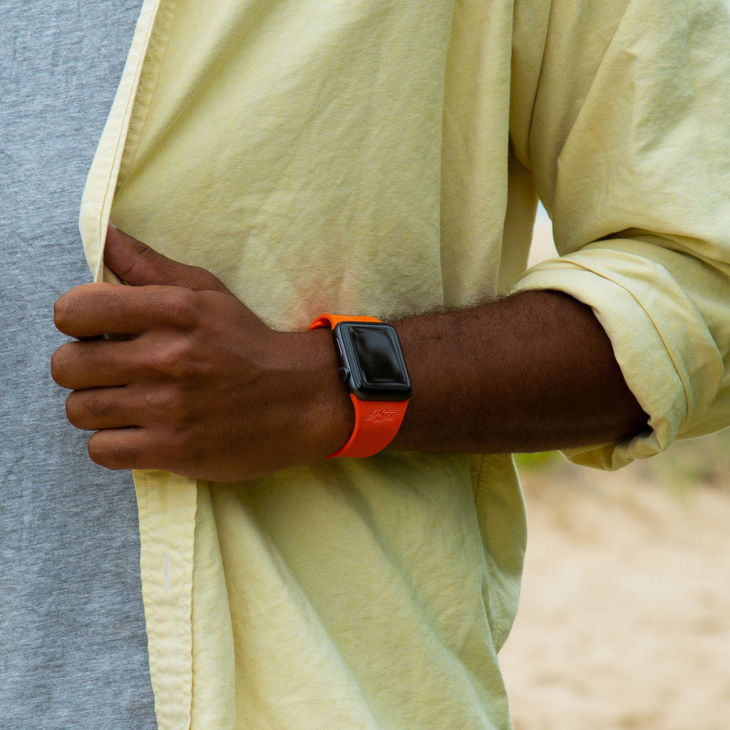 Oklahoma State Cowboys Engraved Apple Watch Band
