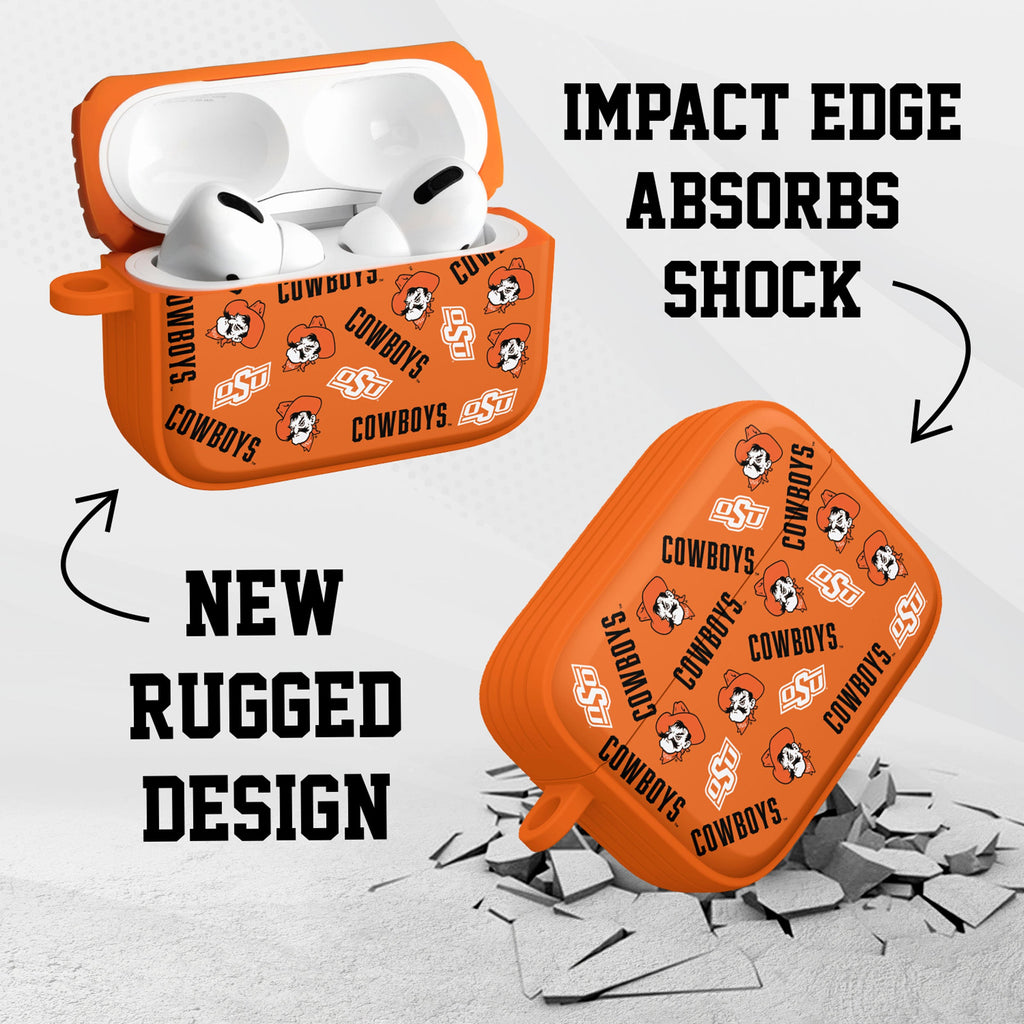 Oklahoma State Cowboys HDX AirPods Pro 1 & 2 Case Cover