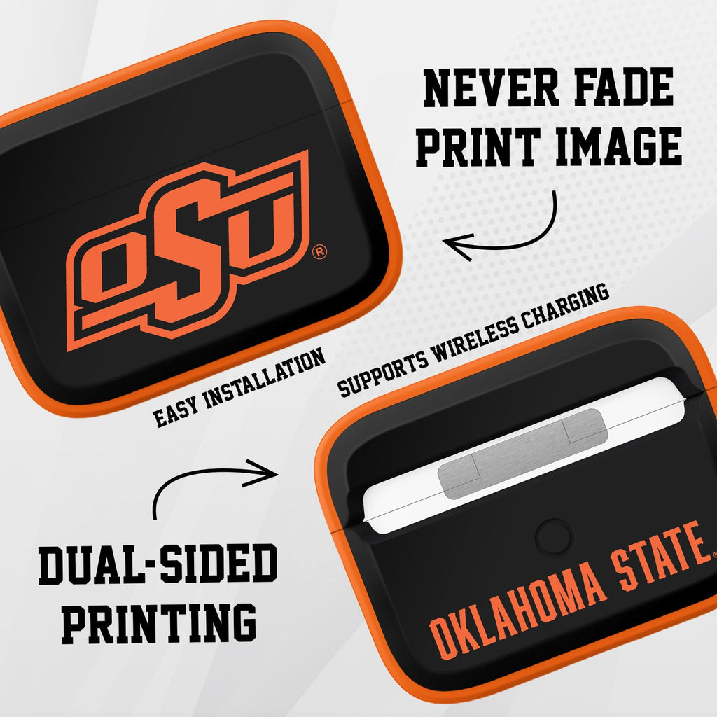 Oklahoma State Cowboys HDX AirPods Pro 1 & 2 Case Cover