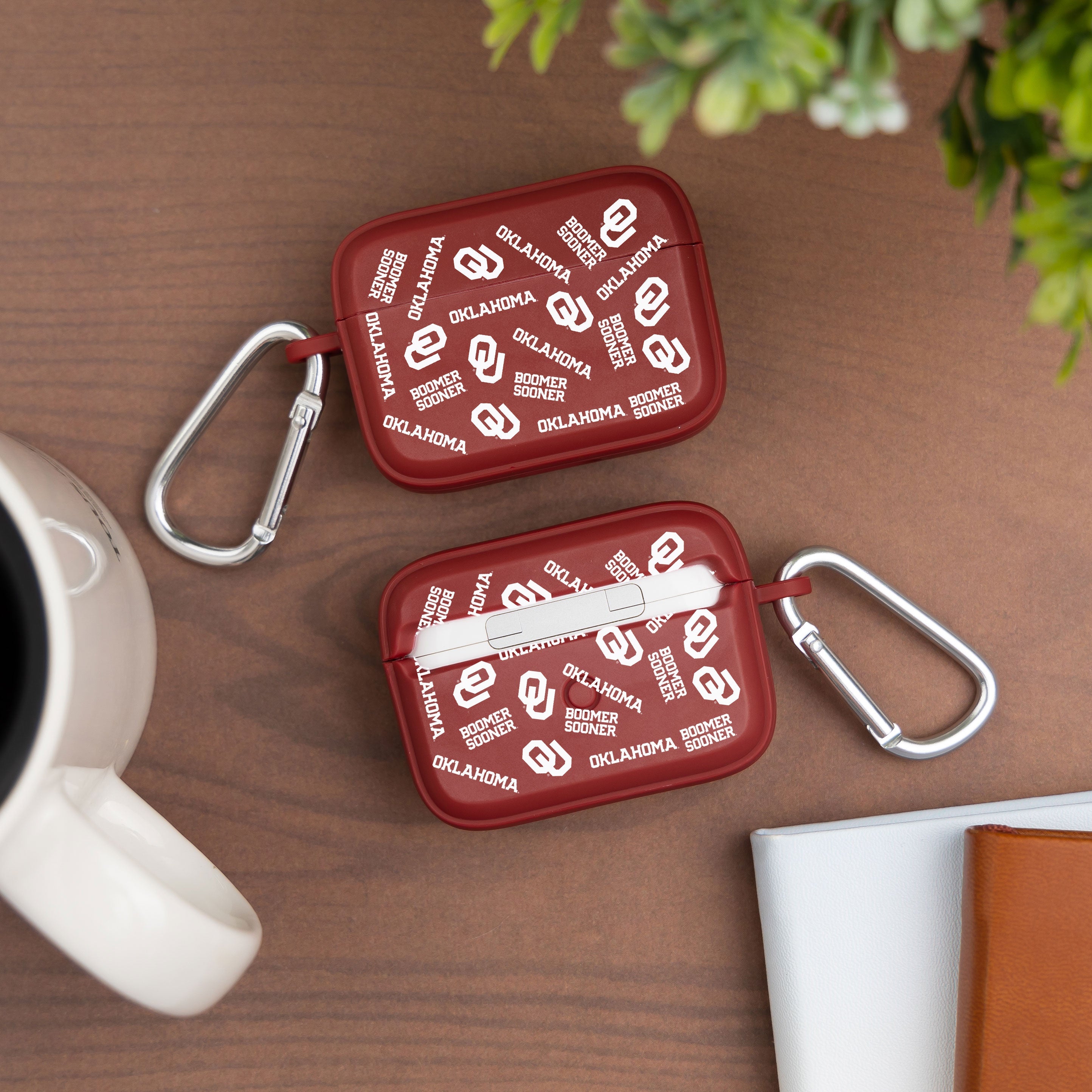 Oklahoma Sooners HDX Apple Airpods Pro 1 & 2 Case Cover