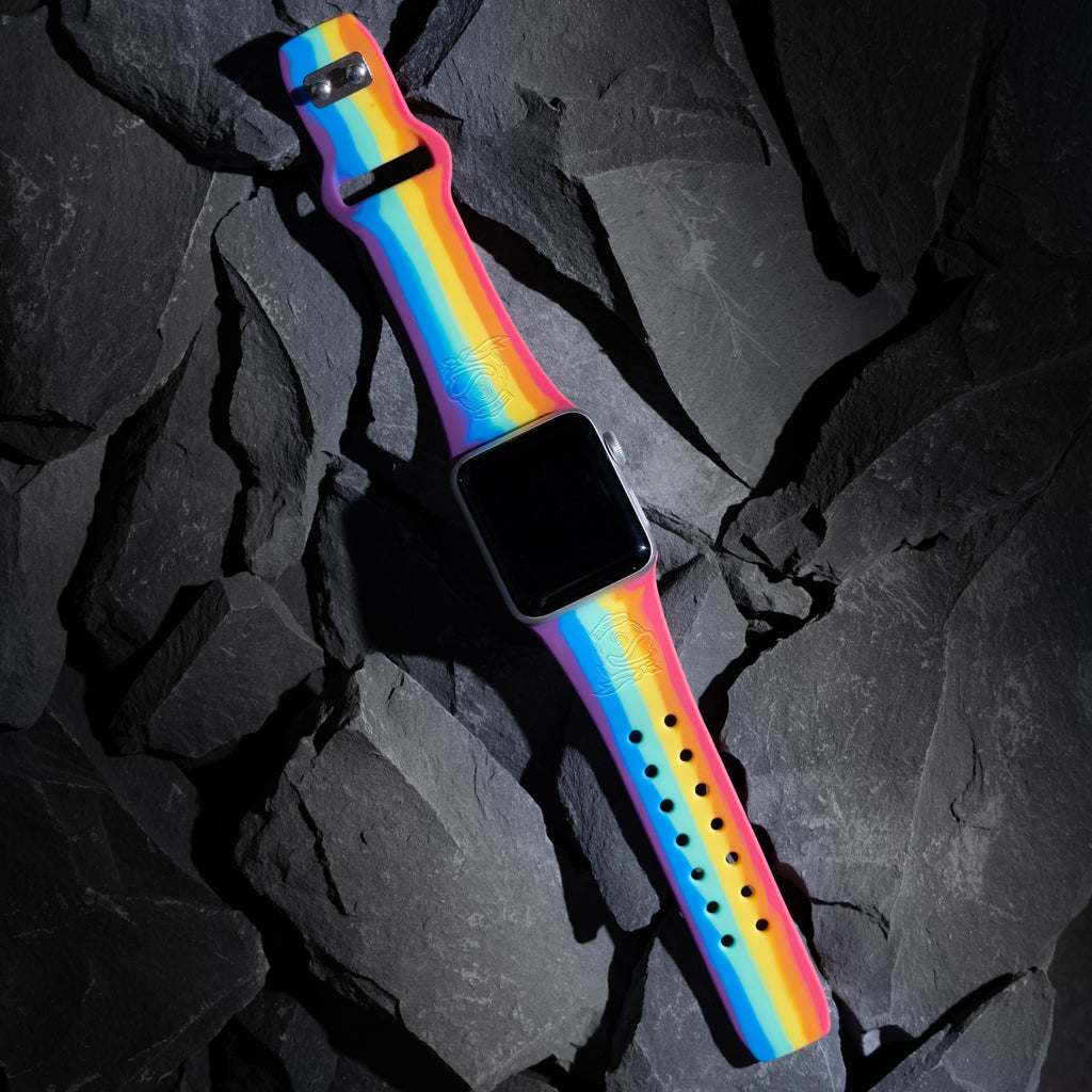 Oregon Ducks Engraved Apple Watch Band